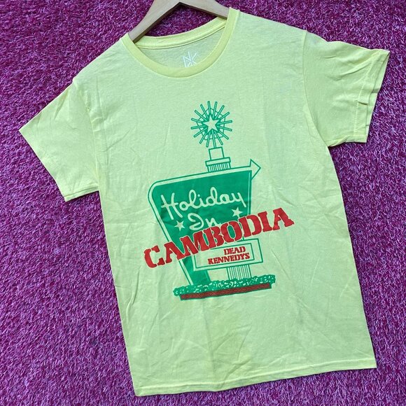 Dead Kennedys Holiday in Cambodia Punk Rock Band T-Shirt Small - Picture 3 of 4